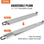 Aluminiumsarbejde Plank Telescoping 8-13 ft 500 lb Kapacitet