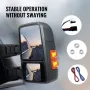 Towing Mirrors, Left & Right Pair Set for 2008-2016 Ford F250 F350 F450 F550, Power Heated with Signal Light, Plane & Convex Gla