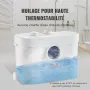 Macerator Pump, 700W, 9600 L/h Flow, 32.8 ft/10 m Head, Macerator Sewerage Sump Pump with 3 Water Inlets for Toilet, Basement, K