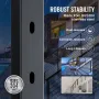 Cable Railing Post 36x2x2in/91.4x5.1x5.1 cm 30° Angled Hole Stair Railing Post Black 1Pc