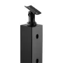 Cable Railing Post 36x2x2in/91.4x5.1x5.1 cm 30° Angled Hole Stair Railing Post Black 1Pc