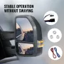 Towing Mirrors, Left & Right Pair Set for 2015-2018 Ford F150, Power Heated with Signal Light & Puddle Light, Plane & Convex Gla
