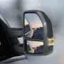 Towing Mirrors, Left & Right Pair Set for 2015-2018 Ford F150, Power Heated with Signal Light & Puddle Light, Plane & Convex Gla
