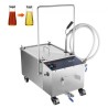 Mobile Fryer Filter, 38L Oil Tank Capacity, Oil Filtration System with 10 L/min Oil Filtration Speed, Mobile Frying Oil