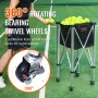 Tennisbold Hopper Basket Undervisning Tennisboldvogn med hjul