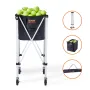 Tennisbold Hopper Basket Undervisning Tennisboldvogn med hjul