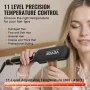 Hair Straightener, 2-inch Titanium Flat Iron - with Infrared Technology and Negative Ions, Fast Heating Hair Straightener Flat I