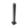 Glass Clamp, 35.83" Height Glass Railing Bracket for 0.39 "-0.47 " Thickness Tempered Glass, 304 Stainless Steel Glass Mounting 