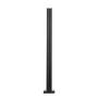 Glass Clamp, 35.83" Height Glass Railing Bracket for 0.39 "-0.47 " Thickness Tempered Glass, 304 Stainless Steel Glass Mounting 