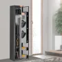 2 Rifles Gun Safe, Rifle Safe with Lock & Digital Keypad, Quick Access Gun Storage Cabinet with Removable Shelf, Pistol Rack, Ri