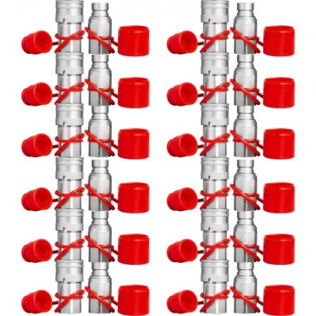 Skid Steer Hydraulic Quick Connect 1/2 "Body Hydraulic Coupler 1/2" NPT Hydraulisk kobling Hurtig tilslut 2 par Hydraulisk "