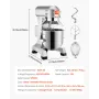Electric Food Mixer 30L Food Stand Mixer 1100W Electric Dough