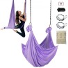 Aerial Yoga Hammock & Swing, 4,4 yards, yoga starter kit med 100 gsm nylon stof, fuld rigging hardware og let opsætningsguide,
