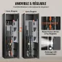 Gun Safe Rifle Safe med digital tastatur & lås 5 rifler