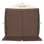 Pop Up Gazebo Tent, Pop-Up Screen Tent 4 Sided Canopy Sun Shelter with 4 Removable Privacy Wind Cloths & Mesh Windows, 6x6FT Qui