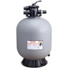 Sand Filter, 24-inch, Up to 65 GPM Flow Rate, Above Inground Swimming Pool Sand Filter System with 7-Way Multi-Port Valve,
