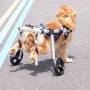 2 Wheels Dog Wheelchair for Back Legs, Pet Wheelchair Lightweight & Adjustable Assisting in Healing, Dog Cart/Wheelchair for Inj