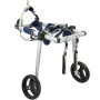 2 Wheels Dog Wheelchair for Back Legs, Pet Wheelchair Lightweight & Adjustable Assisting in Healing, Dog Cart/Wheelchair for Inj