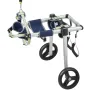2 Wheels Dog Wheelchair for Back Legs, Pet Wheelchair Lightweight & Adjustable Assisting in Healing, Dog Cart/Wheelchair for Inj