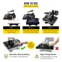 Heat Press 12x15 tommer 6 i 1 varmepresse 1000W Swing Away