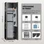 7-8 Rifler Gun Safe, Rifle Safe med Digital Tastatur & Lock