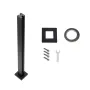 Glass Clamp, 37.4" Height Glass Railing Bracket for 0.39 "-0.47 " Thickness Tempered Glass, 304 Stainless Steel Glass Mounting C