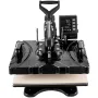 Heat Press 12x15 tommer 6 i 1 varmepresse 1000W Swing Away