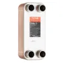 Heat Exchanger, 5"x 12" 30 Plates Brazed Plate Heat Exchanger, Copper/316L Stainless Steel Water To Water Heat Exchanger For Flo