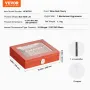 25 cigarer humidor glasstop cedertræ cigar opbevaringsboks
