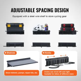 Mobile TV Stand, Mobile TV Cart for 32 to 70 inch TVs, Height Adjustable Portable TV Stand with Wheels, Double Tray for