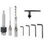 E Machine Hollow mejsel mortise med mejselbit indstillet til