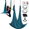 Aerial Silk & Yoga Swing, 11 yards, Aerial Yoga Hammock Kit med 100 gsm nylonstof, fuld rigginghardware og let opsætning