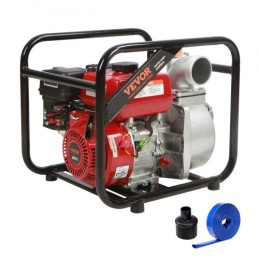 Gasoline Engine Water Pump, 3-inch, 7HP 265 GPM, 142ft Lift, 22ft Suction, 4-Stroke Gas Powered Trash Water Transfer Pump