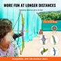 Kids Bow and Arrow Set LED Lys op bueskydningskit 2 Pack 20