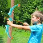 Bow and Arrow Set for Kids, 2 Pack LED Light Up Archery Set with 20 Suction Cup Arrows, Standing Target, 2 Quivers, 2 Guns, 20 S