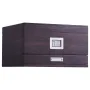 50 Cigar Humidor Glasstop Cedar Cigar Box Befugter & Hygrometer