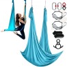 Aerial Silk & Yoga Swing, 11 yards, Aerial Yoga Hammock Kit med 100 gsm nylonstof, fuld rigginghardware og let opsætning