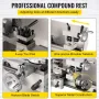 Mini Metal Lathe 8x14, Mini Lathe Machine 2250 PRM Variable Speed Change,Precision Mini Lathe 650W Metal Working Lathe, Small Me