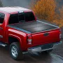 Tri-Fold Truck Bed Tonneau Cover, Compatible with 2019-2024 Chevy Silverado GMC Sierra 1500 (NOT FIT 19-24 Classic) 5'8" Bed, Fi