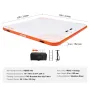 Inflatable Floating Dock, 10 x 10FT Inflatable Dock Platform, Non-Slip Water Floating Dock Mat with Portable Carrying Bag & Deta