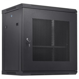 12U Wall Mount Network Server Cabinet, 15.5'' Deep, Server Rack Cabinet Enclosure, 200 lbs Max. Ground-mounted Load Capacity,