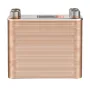100 pladevarmeveksler 4*1-1/4 "MNPT-porte 5" x 12 "Bodt 316L