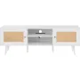 Rattan TV Stand for 65 "TV Boho TV Stand med indbygget