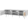 Rattan TV Stand for 65 "TV Boho TV Stand med indbygget