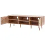 Rattan TV Stand for 65 "TV Boho TV Stand med indbygget sokkel