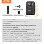 1440P HD Police Body Camera, 64GB Body Cam with Audio Video Recording Picture, Built-in 2850 mAh Battery, 2.0" LCD, Infrared Nig