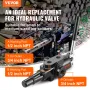 Hydraulic Log Splitter Valve 1 Spool, 25 GPM Hydraulic Directional Control Valve, 3626PSI Hydraulic Loader Valve, Hydraulic Joys
