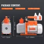 7 CFM Vacuum Pump Air Conditioning Vacuum Pump 2 Stage Rotary Vane HVAC