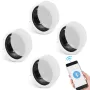 4 stk 6.5 '' Bluetooth-loftshøjttalere 150W Flush Mount