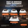 2 stk 6,5 '' Bluetooth-loftshøjttalere 150W Flush Mount